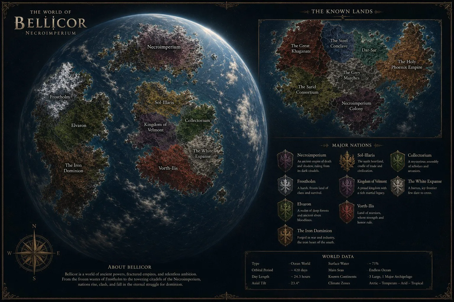 Atlas planetário de Bellicor