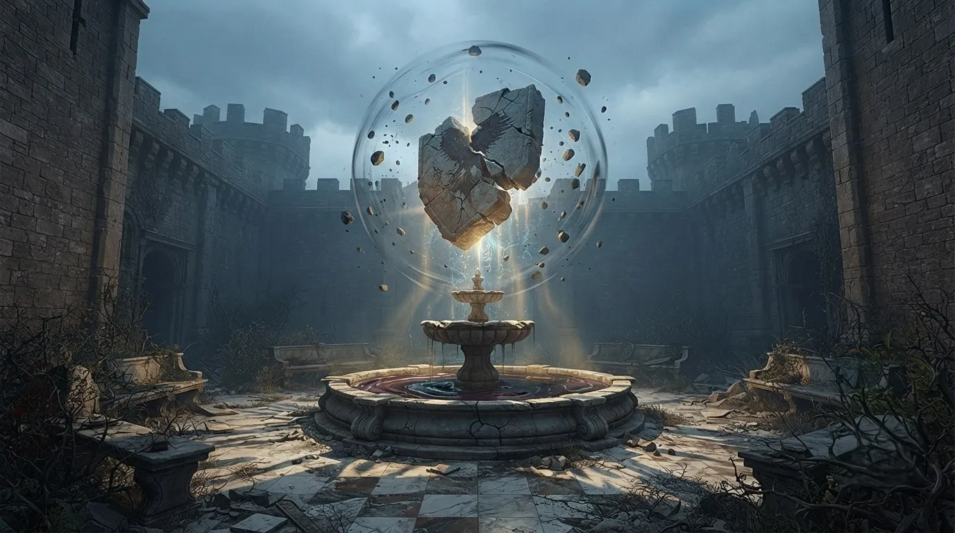 Relíquia arcana suspensa